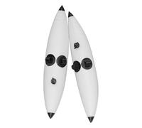 Fonowx Kayak Stabilizer Outrigger Float Kit With Inflatable PVC Construction And Reinforced Tips Helps Reduce Side Wobble And Improve Balance suitable for, White