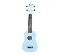 Fonowx Kids Guitar Toy Musical Instrument Classical 4 String Mini Guitar Wood Ukelele for Preschool Boys Girls Early Educational, blue