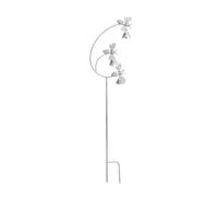 Fonowx Lawn Decorative Item Garden Stake Ornament Sculpture Decoration With Figures And Hanging Bell Chimes For Outdoor Flower Beds Pathways Lawn Courtyard, color to 3