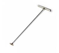 Fonowx Manhole Cover Hook Stainless Steel Lifter T Puller Utility Tool for Heavy Covers Suitable for Maintenance Work and Outdoor Use, 60cm Length