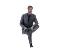Fonowx Miniature Figurine Tiny People Diorama Model Men Figure Collectible Painted Layout Decor Resin Props Realistic Design Suitable for Collectors Gift Giv, Style F