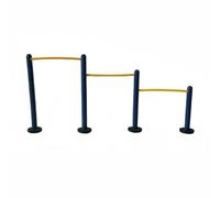 Fonowx Model 1 64 Scale Miniature Park Workout Equipment Diorama Accessory Resin Exercise Machines Hand Painted Detail for Public Parks Residential Areas School Playgrounds, Painted, Horizontal Bar