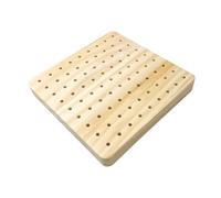 Fonowx Nail Tips Holder Polishing Head Holder Modeling Tray Rectangular Portable Polishing Head Organizer for Profession, 81 Holes