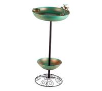 Fonowx Outdoor Hummingbird Birdbath Bird Feeder Sturdy for Bird Watchers Metal