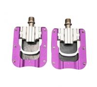 Fonowx Pedal Foldable Foot Pedal Rectangular Threaded Spindle Aluminum Alloy Unit With Marked Left And Right Suitable for daily transport riders space saving bikes home storage