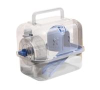 Fonowx Pet Carrier Cage for Hamsters And Guinea Pigs, Travel-Friendly Design for Small Animals, blue, Style A