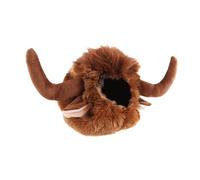 Fonowx Pet Costume for Halloween with Cow Hat Horns for Dogs, L