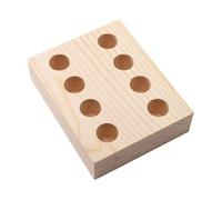 Fonowx Pliers Storage Rack Organizer Wooden Plier Stand Tool Holder Desktop Block Space Saving Wood Construction Suitable for Workbench Jewelry Makin, 8 Holes