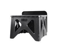 Fonowx Portable Folding Toilet Camp Commode Foldable Stool Emergency Toilet Seat Lightweight Compact Design Sturdy Suitable for Hiking Festivals Outdoor Use, Large