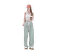 Fonowx Realistic Female Figurine Miniature Model Figure Resin Sculpture for Diorama Scenes Model Car Setup Desktop Display, White Film, style to 3