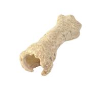 Fonowx Reptile Habitat Corner Cave for Newts And Lizards in Aquarium, Bone Shape