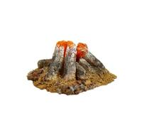 Fonowx Resin Dollhouse Accessory Translucent Flame Effect, Miniature Campfire, Authentic, Ornament, for Tabletop Layouts, Hobbyists, Led 3