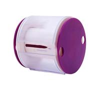 Fonowx Rhythmic Gymnastics Ribbon Winder Ribbon Roller Organizer Reel Accessory with Even Winding Structure Portable Pp Manual Rotating Suitable for Gymnast, Purple