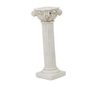 Fonowx Roman Architectural Sculpture, Office Desk Decoration, Classic White Resin Ornament for Desktop Scene, Multi, L