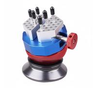 Fonowx Rotating Craft Clamp Model Vise Ball Vise Bench Clamp Hobby Vise Miniature Holder with Secure Adjustable Grip and Stable Support Aluminum Alloy