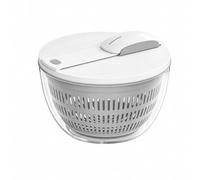 Fonowx Salad Strainer with Push-Pull Handle Easy to Clean Dishwasher Produce Dryer Strainer for Families, Gray White