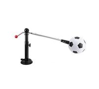 Fonowx Soccer Training Equipment Soccer Device Kicking Tool Practice Gear Control Aid Stable Suction Base And Metal Arm For Repetition suitable for indoor workouts touch refinement, White