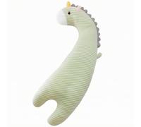 Fonowx Soft Mythical with Striped Cover Huggable Full-Body Cradling Pillow with Mythical Horse Shape Soft Stuffed Toy for Reading, Bedrooms, 120x30cm