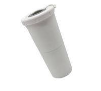 Fonowx Spit-out Cup with Seed Formation, Easy to Use, Versatile, Practical, Professional, Portable, 3D Printed, White