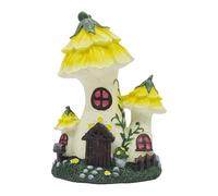 Fonowx Statue, Home Ornament, Resin Sculpture, Miniature Accessory for Decorating Bonsai Landscape Gardens, Suitable As A Gift, Decoration for House, Yard, Yellow