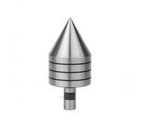 Fonowx Taper Pin Lathe Center Rotating Center Conical Point Alloy Steel Build Suitable for Hobby woodworkers Precision Turning, Straight Shank 12mm