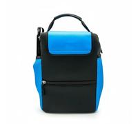 Fonowx Tennis Backpack Tennis Bag Racket Backpack Pickleball Bag with Leakproof Interior and Long Mesh Sides Suitable for Matches Gym Runs, Array, Black and Blue, Medium