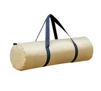 Fonowx Tent Pole Bag Foldable Container Carrying Case with Handles for Trekking Hiking Poles Storage Suitable for Backpacking Mountaineering Camping, 19cm Khaki