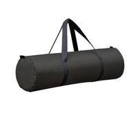 Fonowx Tent Pole Bag Foldable Container Carrying Case with Handles for Trekking Hiking Poles Storage Suitable for Backpacking Mountaineering Camping, 19cm black