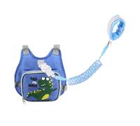 Fonowx Toddlers Leash Toddlers Harness Leash 2 in 1 Toddlers Leash Anti Lost Wristband for Walking, Blue