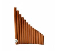 Fonowx Training Flute Pan Bamboo Wind Practice Musical Student Instrument Smooth Sound with Travel Pouch Suitable for Learning Collection Teachers, 15 Pipes, Normal C Key