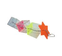 Fonowx Transparent Multi-layer Parrot Feeding Toy for Parakeets And Rose-ringed Parakeets