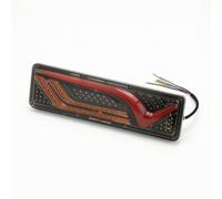 Fonowx Truck Light Rectangular LED Rear Light Bar Lamp Strip With Clear Lens And Black Shell Waterproof 12V 12W Polycarbonate Body suitable for trucks