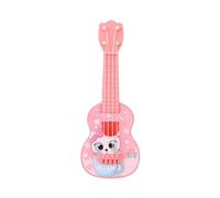Fonowx Ukulele Guitar Toy Kids Guitar Musical Toy Kids Valentines Day Gifts for Beginner, Pink