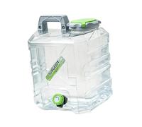 Fonowx Water Container with Handle Dishwasher Bucket Faucet PP Thickened Construction Wide Opening Spout User-Friendly Rotary Suitable for Emergency Outdoor, 15L
