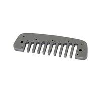 Fonowx Wear Resistant Component | Metal Construction, Comb with Pin, Precision Cut Slots, Hardware, for Custom Assembly, instrumentalists, Gray
