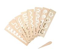 Fonowx Wood Tracing Board Montessori Preschool Learning Toys, Pre-Writing Skill Handwriting Aid Toddler Writing Board for Beginners Early Childhood Education,3 4 5 Years Old, Geometric Patterns