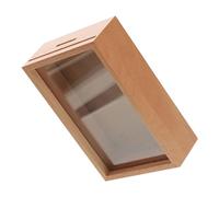 Fonowx Wooden Photo Frame Money Bank Creative Multifunction Saving Money Box Saving Jar for Cash Saving Date Night Vacation Fund Box, 8inch
