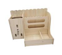 Fonowx WOODEN WOOD HEY SHEPHER, HEO DISPENSATOR, Multipurpose, Feeding Manger, Feeding Holder of Feeding, without kettle
