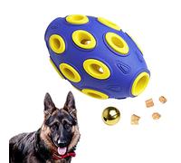FONPOO Treat Dispensing Dog Toys - Squeaky Dog Toys for Aggressive Chewers - Tough Interactive Fetch Tennis Balls Toys for Medium Large Breed