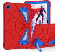 FONREST Rugged Kids Case for Samsung-Galaxy-Tab-A11+Plus/A9+Plus 11 inch with Dual kickstand S Pen Holder, Shockproof PC+Silicon Heavy Duty Tough Children Cover SM-X230/X235/X236 (Red/Blue)