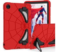 FONREST Rugged Kids Case for Samsung-Galaxy-Tab-A11+Plus/A9+Plus 11 inch with Dual kickstand S Pen Holder, Shockproof PC+Silicon Heavy Duty Tough Children Cover SM-X230/X235/X236 (Red/Black)