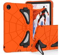 FONREST Rugged Kids Case for Samsung-Galaxy-Tab-A11+Plus/A9+Plus 11 inch with Dual kickstand S Pen Holder, Shockproof PC+Silicon Heavy Duty Tough Children Cover SM-X230/X235/X236 (Orange/Black)