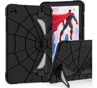 FONREST Rugged Kids Case for Samsung-Galaxy-Tab-A11+Plus/A9+Plus 11 inch with Dual kickstand S Pen Holder, Shockproof PC+Silicon Heavy Duty Tough Children Cover SM-X230/X235/X236 (Black)