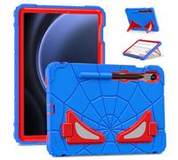 FONREST Rugged Kids Case for Samsung Galaxy Tab S10 Lite 10.9 Inch 2025 SM-X400/X406B / S10FE with Dual kickstand S Pen Holder, Shockproof PC+Silicon Heavy Duty Tough Children Cover (Blue/Red)