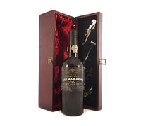 Fonseca Quinta Do Panascal Vintage Port 1984 in a silk lined wooden box with four wine accessories, 1 x 750ml