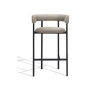 Font Bar Stool with Armrest 75 cm Trio 0205/Black Frame