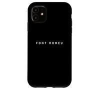Font Romeu Souvenirs/Spanish Ski Resort Modern Design Case for iPhone 11