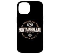 Fontainebleau France Coordinates Napoleon and Fleur de Lis Case for iPhone 14