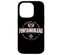Fontainebleau France Coordinates Napoleon and Fleur de Lis Case for iPhone 14 Pro