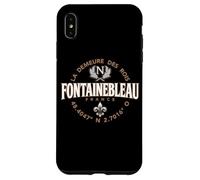 Fontainebleau France Coordinates Napoleon and Fleur de Lis Case for iPhone XS Max